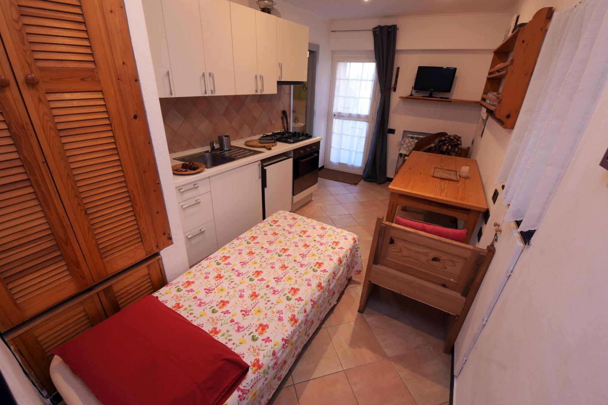 Ferienwohnung Hikers' Nest With Sea View San Rocco al Porto Exterior foto